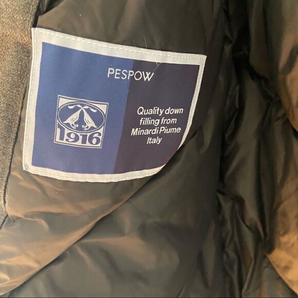 Pespow Womens Down Gray Aspen Parka size large - Picture 5 of 12